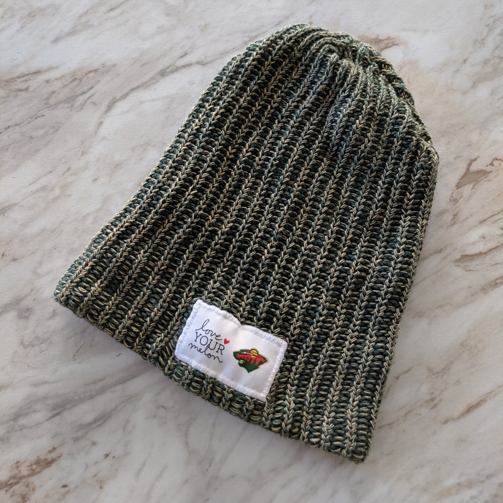 Love your melon Minnesota wild hockey green hat